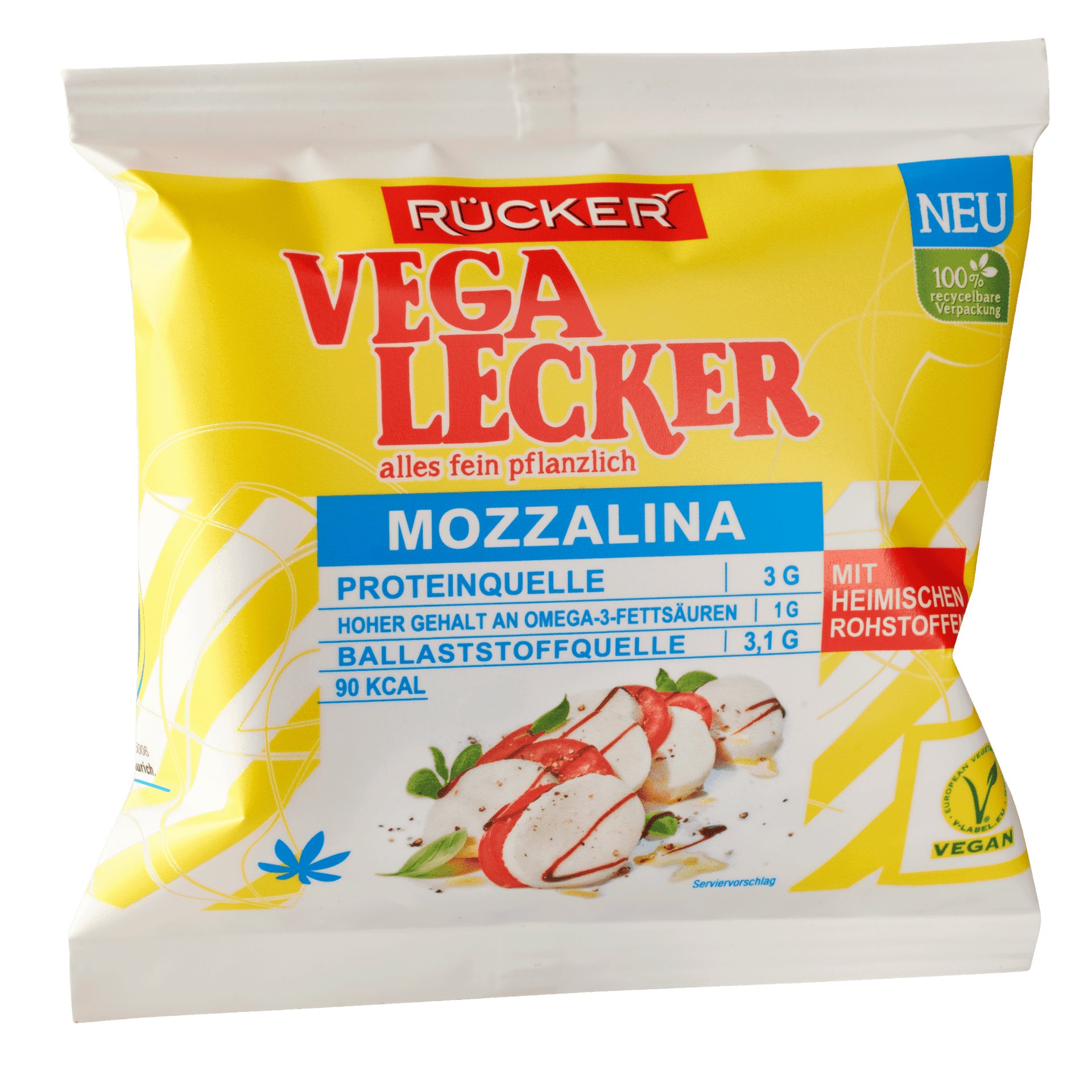Mozzalina - veganer Mozzarella