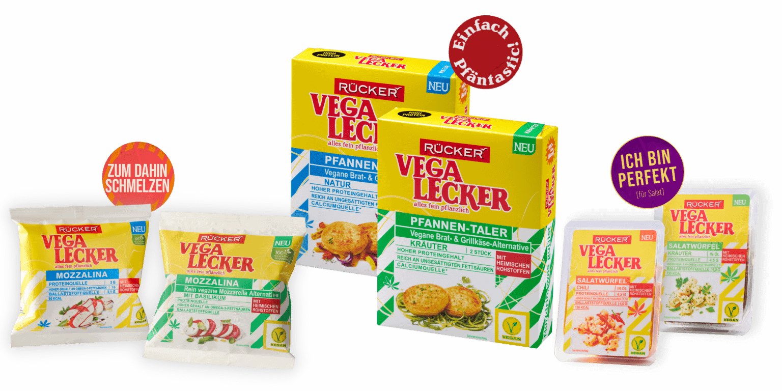 Vega Lecker Vegane Käse-Alternative